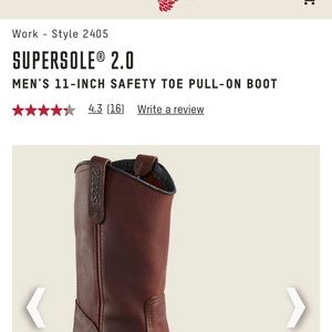 Redwing boots size 9